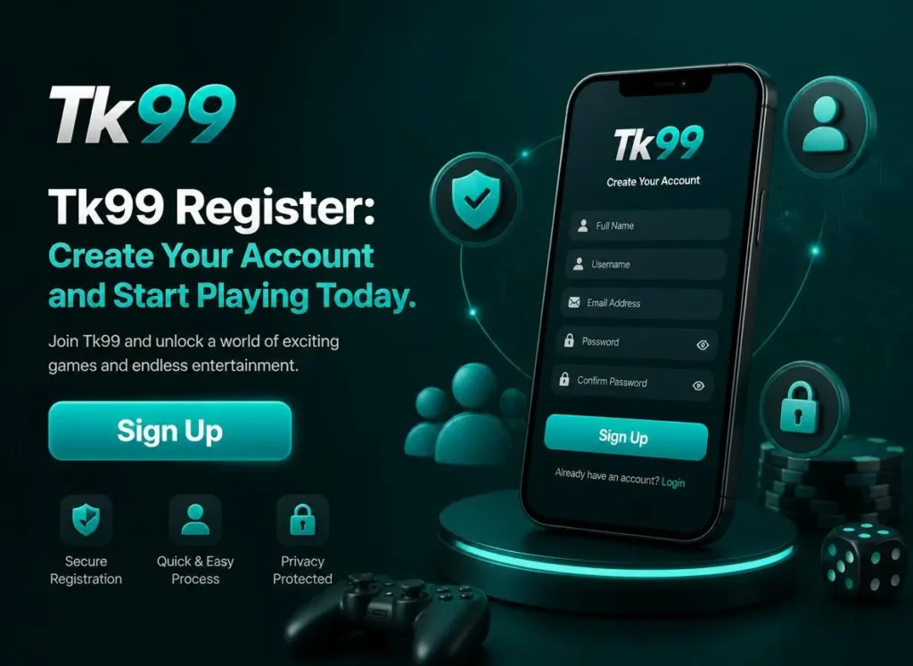 Register 1 Tk99 register account creation guide