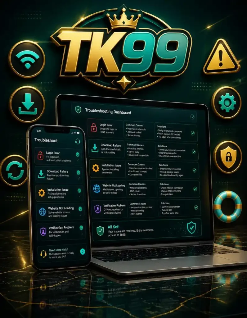 Tk99 login account access and games